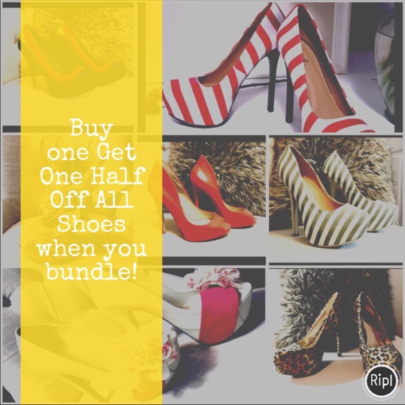 Buy one Get One Half off all Shoes ๐ ๐ - Picture 1 of 1